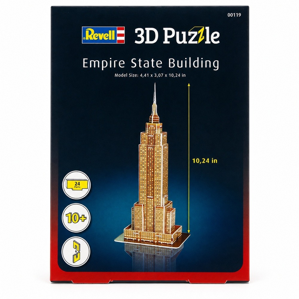 Revell 3D Puzzle Empire State Building 24 Pieces Model Kit 00119 New